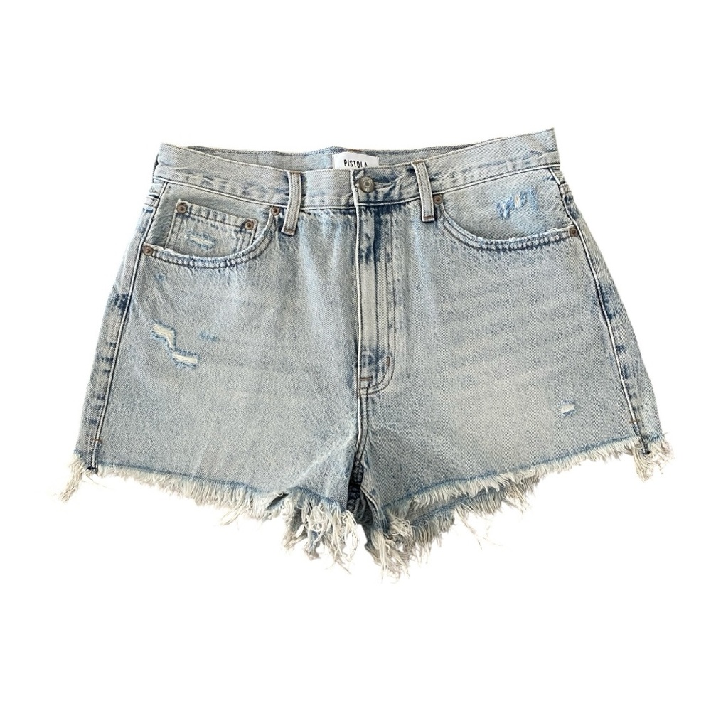 NWT Pistola Maeve Super High Rise Cut Off Denim Shorts – Dolores Park Size 30